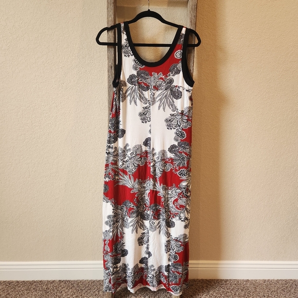 Karen Kane Women's Colorful Maxi Dress- Size Large - Picture 2 of 3